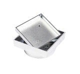 Smart Square Tile Waste (114 x 114mm) - Chrome
