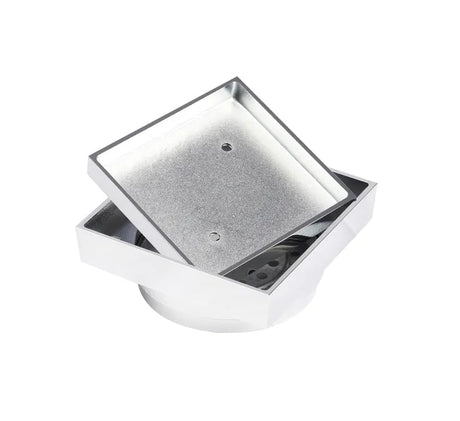 Smart Square Tile Waste (114 x 114mm) - Chrome