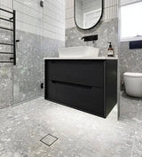 Smart Square Tile Waste (114 x 114mm) - Matte Black
