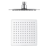 TARAN Twin Shower Half Rail Top Inlet Square (200mm) - Chrome