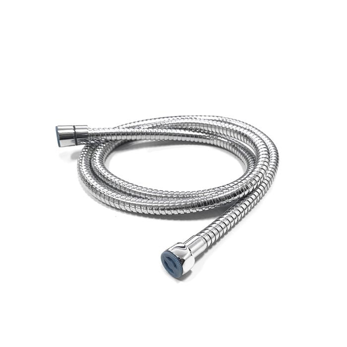 TARAN Twin Shower Half Rail Top Inlet Square (200mm) - Chrome