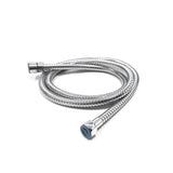 TARAN Twin Shower Half Rail Top Inlet Square (200mm) - Chrome