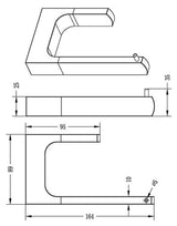 TARAN Toilet Paper Holder (Chrome)