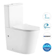 Radiant Toilet Suite Slim Seat Matte White