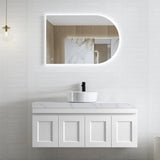 HAMPTON Mark II Wall Hung Vanity 1200mm Satin White