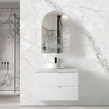 Vanity NOOSA Wall Hung 900mm Satin White