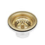 INS Kitchen Sink Basket Waste - Brushed Gold