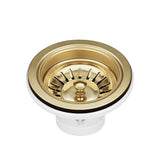 INS Kitchen Sink Basket Waste - Brushed Gold
