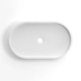 HUDSON Concrete White Basin (Oval:600x350x120)
