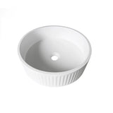 HUDSON Concrete White Basin (Round: 400x400x120)