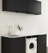 Byron Black Oak Cabinet Laundry Set 1960x600x2100 (Style B)