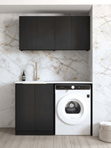 Byron Black Oak Cabinet Laundry Set 1305x600x2100 (Style B)