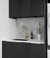 Byron Black Oak Cabinet Laundry Set 1715x600x2100 (Style C)
