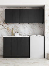 Byron Black Oak Cabinet Laundry Set 1715x600x2100 (Style B)