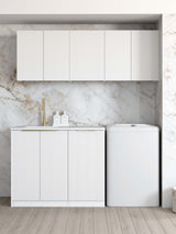 BURLEIGH White Laundry Cabinet Set 1715x600x2100mm (Style B)