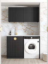 Marlo Black Cabinet Laundry Set 1305x600x2100 (Style B)