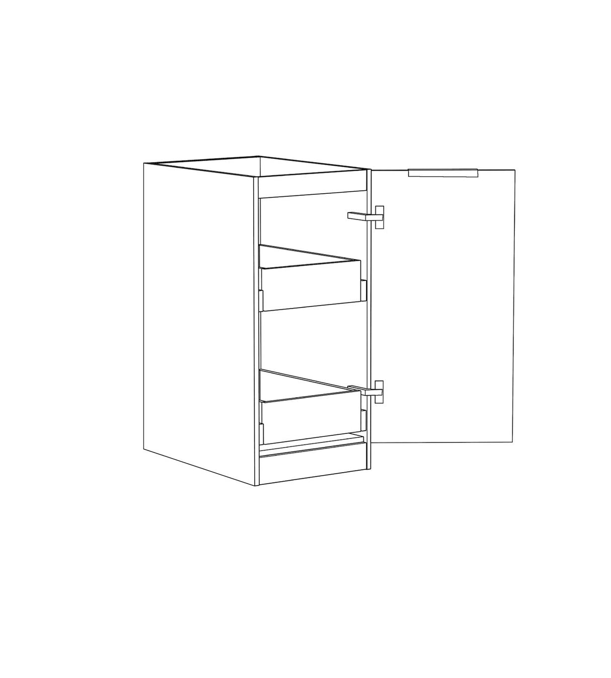 Byron Natural Oak Laundry Cabinet Set 1715x600x2100mm (Style B)