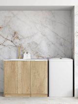 Byron Natural Oak Laundry Cabinet Set 1060x600x900mm