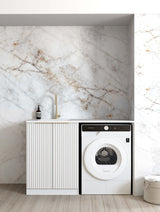 Noosa White Base laundry Cabinet Set 1300x600x900mm
