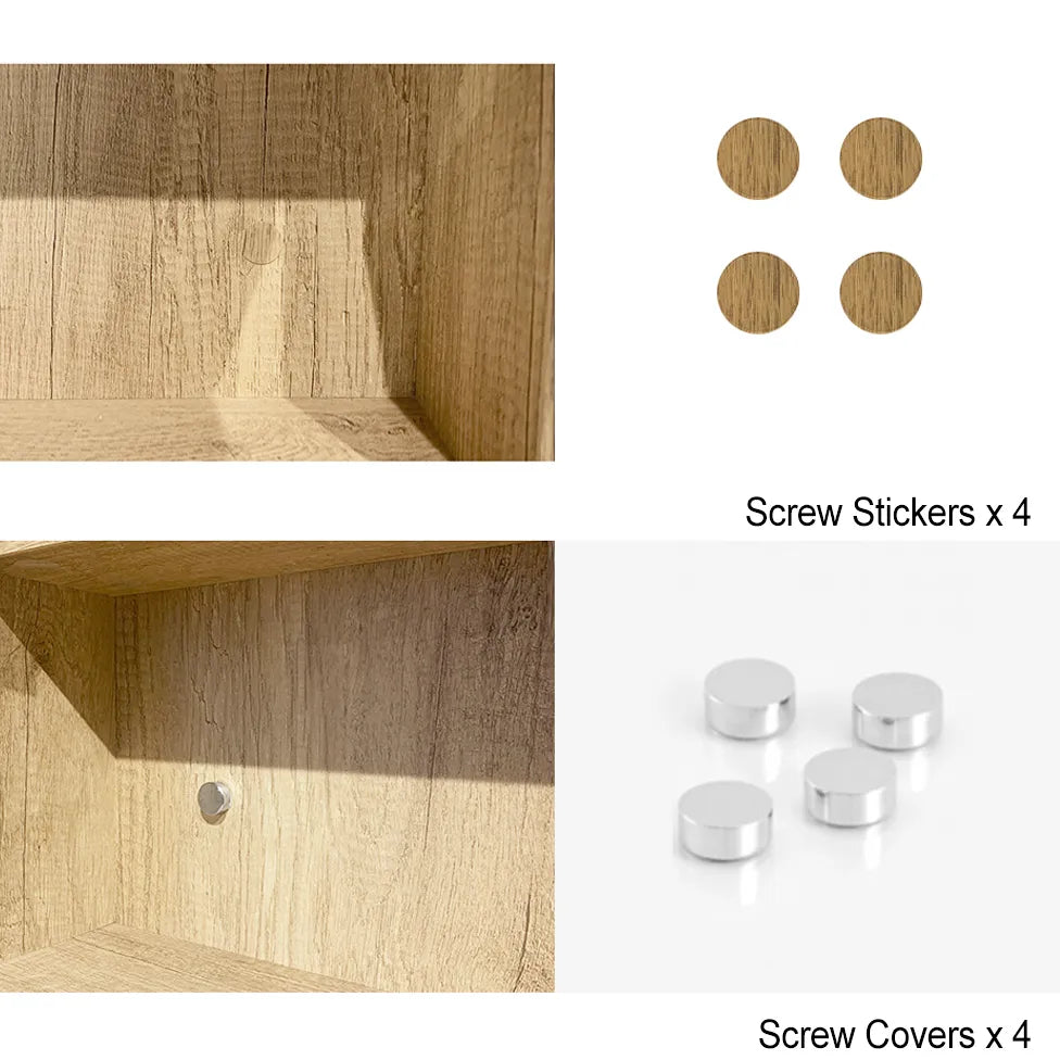 BYRON Natural Oak Shaving Cabinet (Optional Sizes)