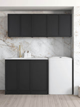 Hampshire Black Laundry Set 1715x600x2100 (Set B)