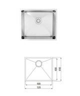 Hampshire White Base Cabinet Laundry (650mm)