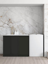Hampshire Black Base Laundry Cabinet Set 1060x600x900