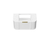 Lancaster Wall Hung Curve Vanity Satin White (All Size)