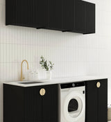 Marlo Black Laundry Set 1960x600x2100 (Style B)