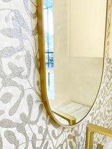 NOOSA Oval Framed Mirror 900x450mm