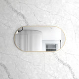 NOOSA Oval Framed Mirror 1200x600mm