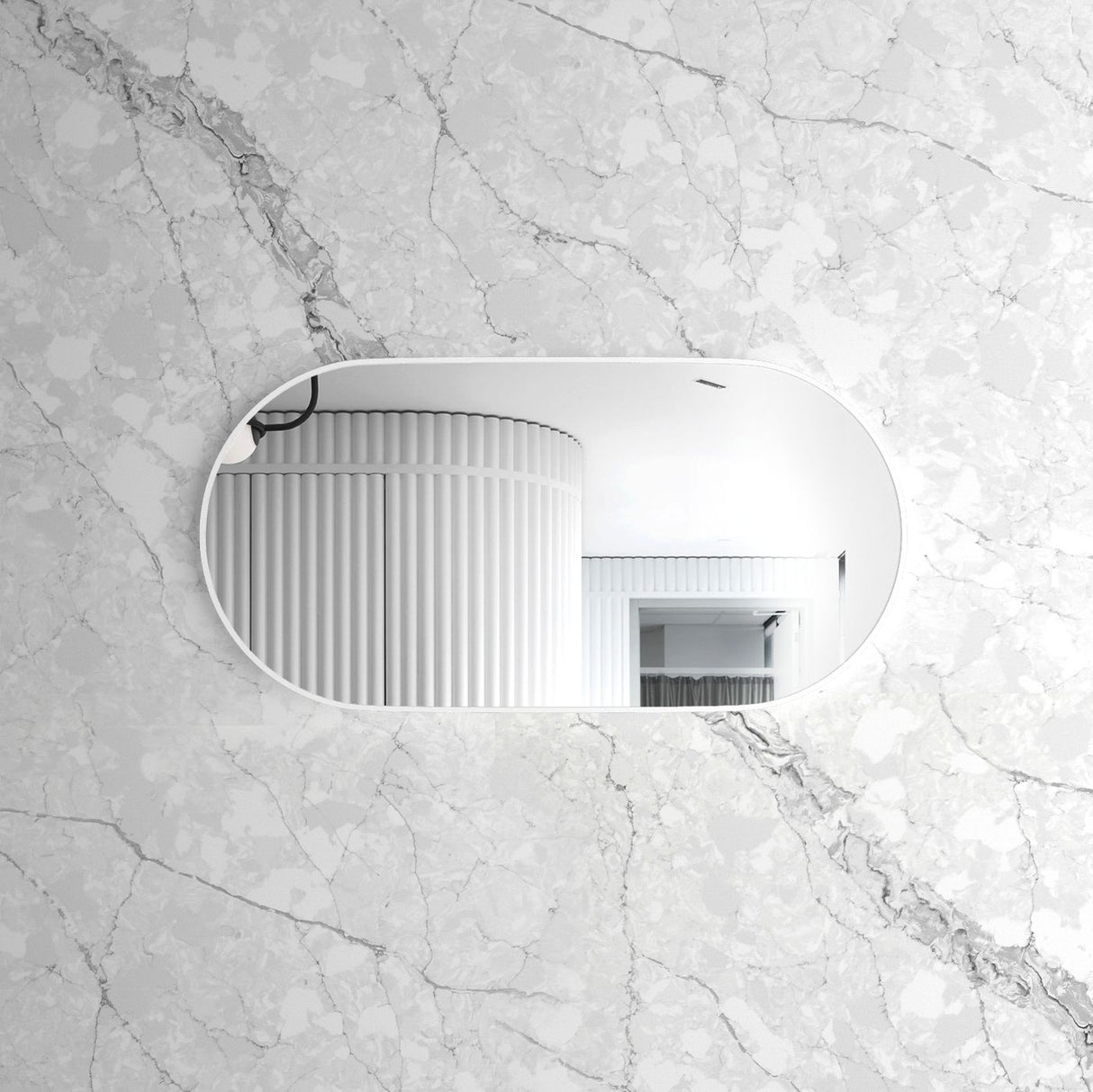 NOOSA Oval Framed Mirror 1200x600mm