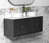 BALMORAL Mark II Wall Hung Vanity Black Oak (All Sizes)