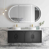 BALMORAL Mark II Wall Hung Vanity Black Oak (All Sizes)