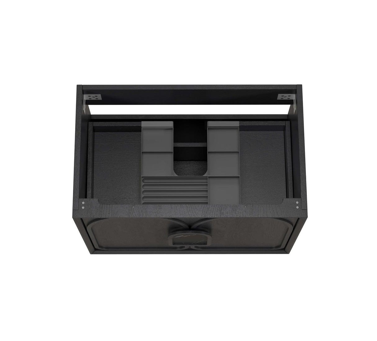 BALMORAL Mark II Wall Hung Vanity Black Oak (All Sizes)