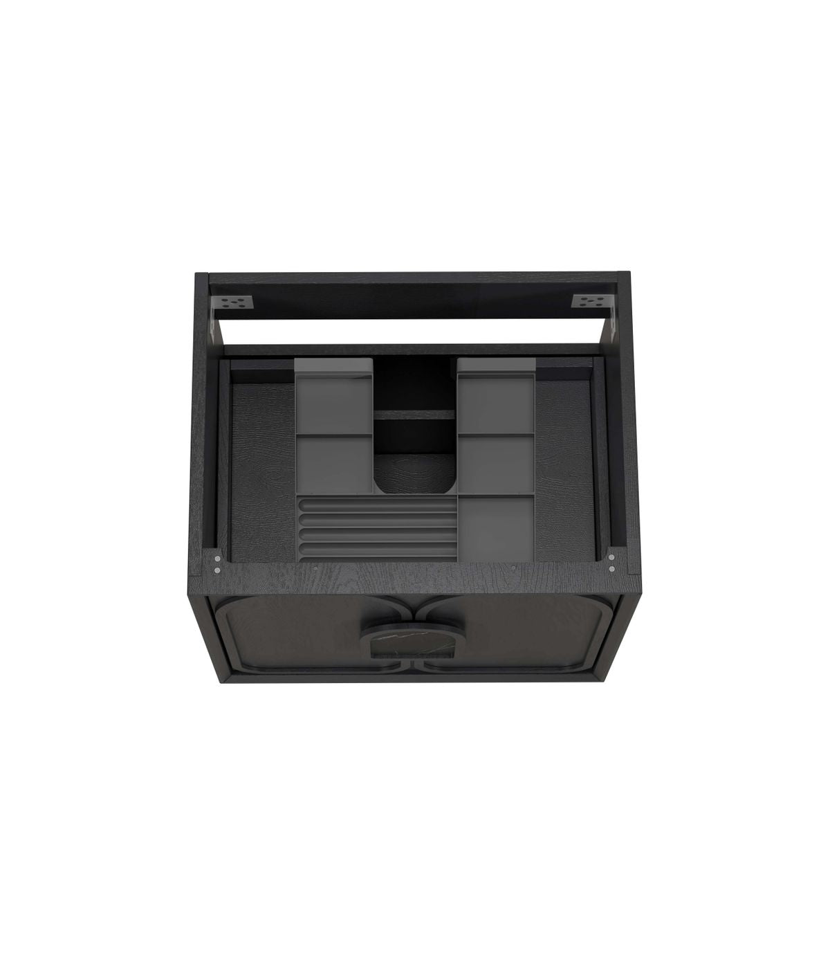 BALMORAL Mark II Wall Hung Vanity Black Oak (All Sizes)