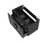 BALMORAL Mark II Wall Hung Vanity Black Oak (All Sizes)