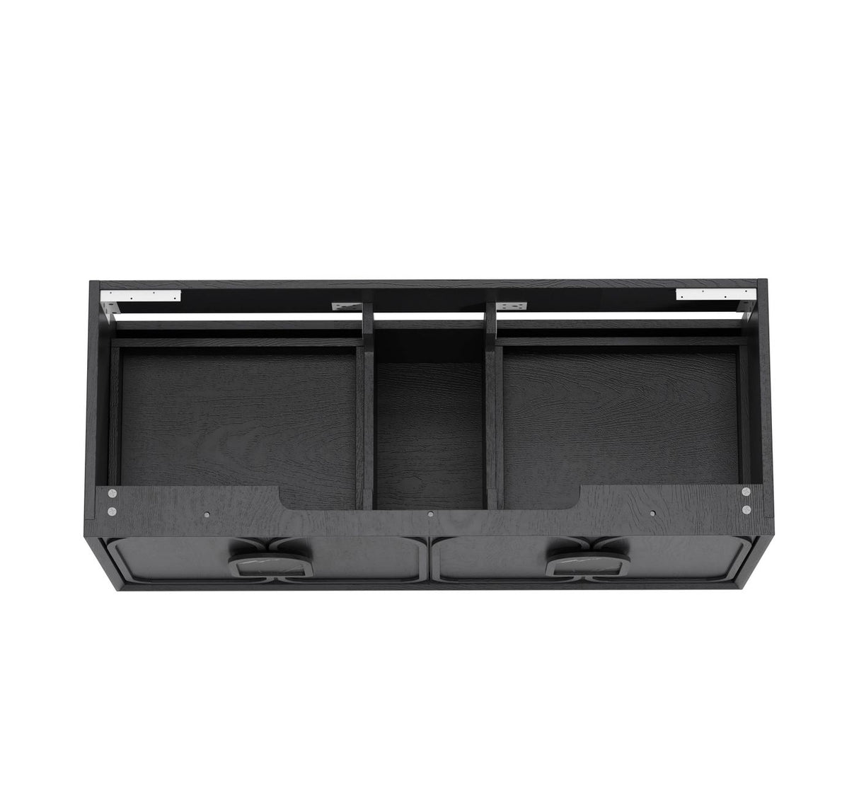 BALMORAL Mark II Wall Hung Vanity Black Oak (All Sizes)