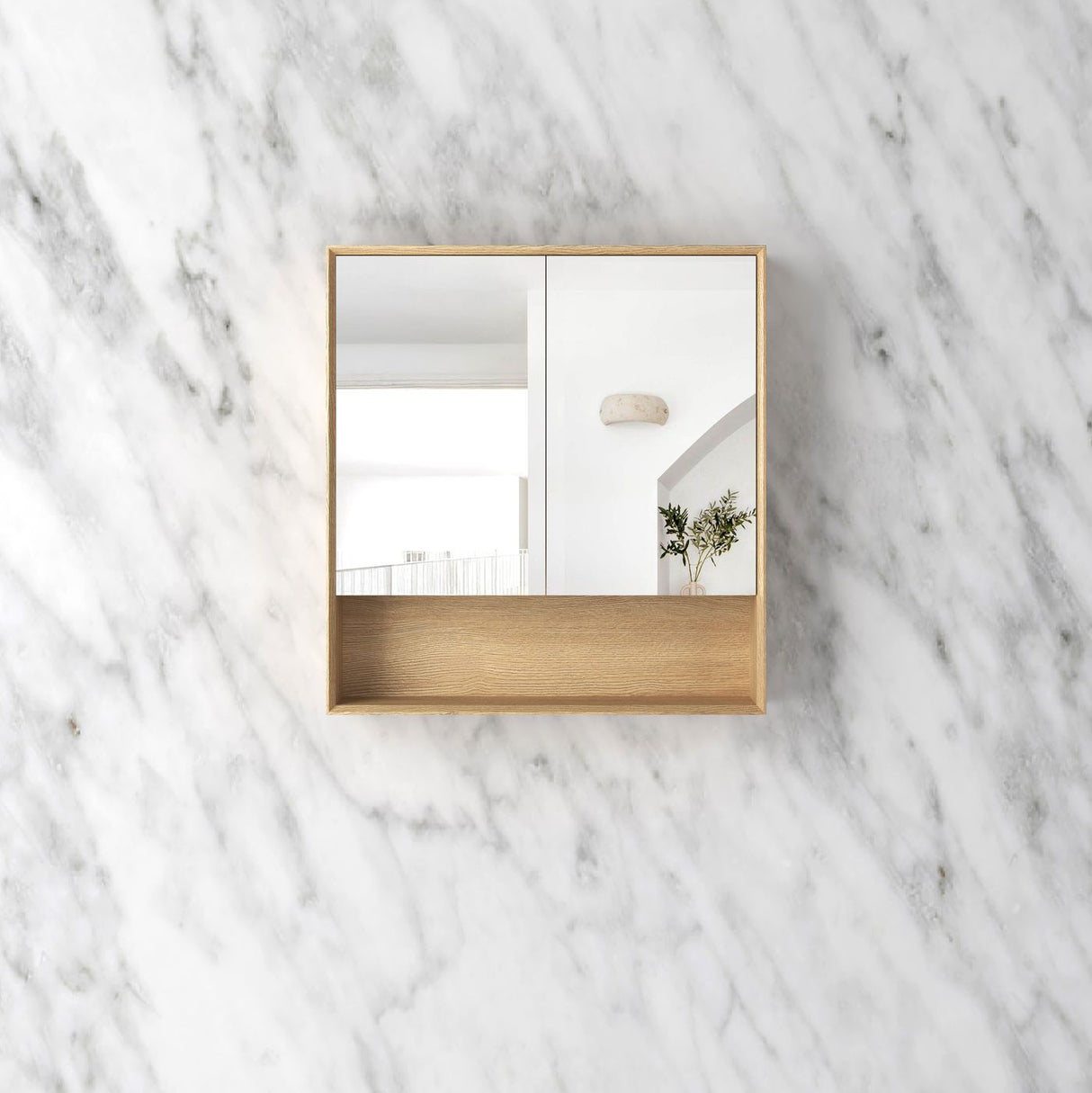 BYRON Woodland Oak Shaving Cabinet (Optional Sizes)