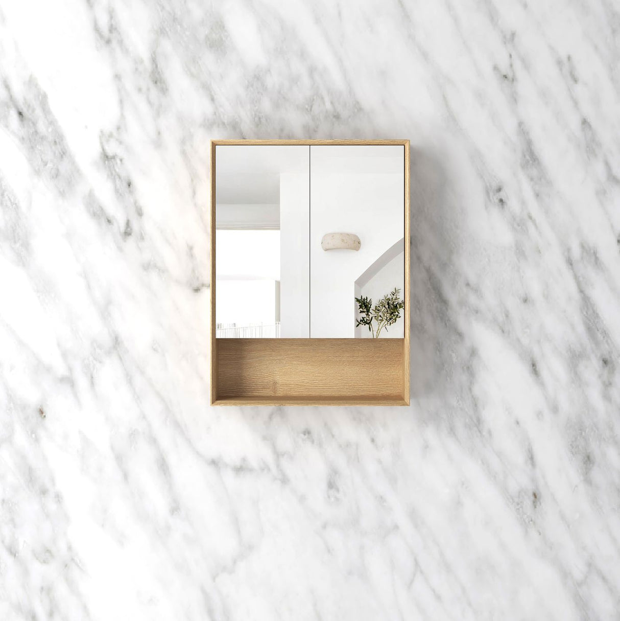 BYRON Woodland Oak Shaving Cabinet (Optional Sizes)