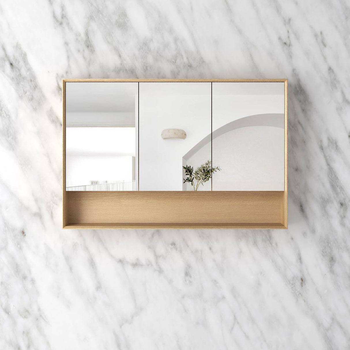 BYRON Woodland Oak Shaving Cabinet (Optional Sizes)