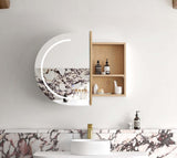 COOGEE Front-Lit LED Shaving Cabinet Woodland Oak (Optional Sizes)