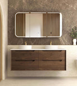 BYRON Wall Hung Vanity Sable Walnut (All Sizes)
