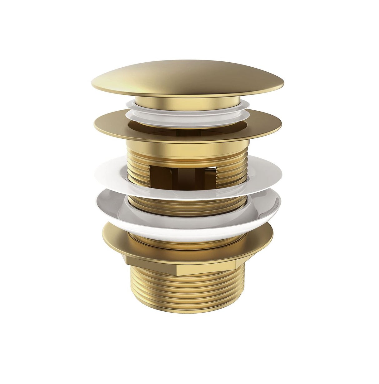 Otti Mushroom Bath Pull Out / Pop Up Waste with Overflow 40mm