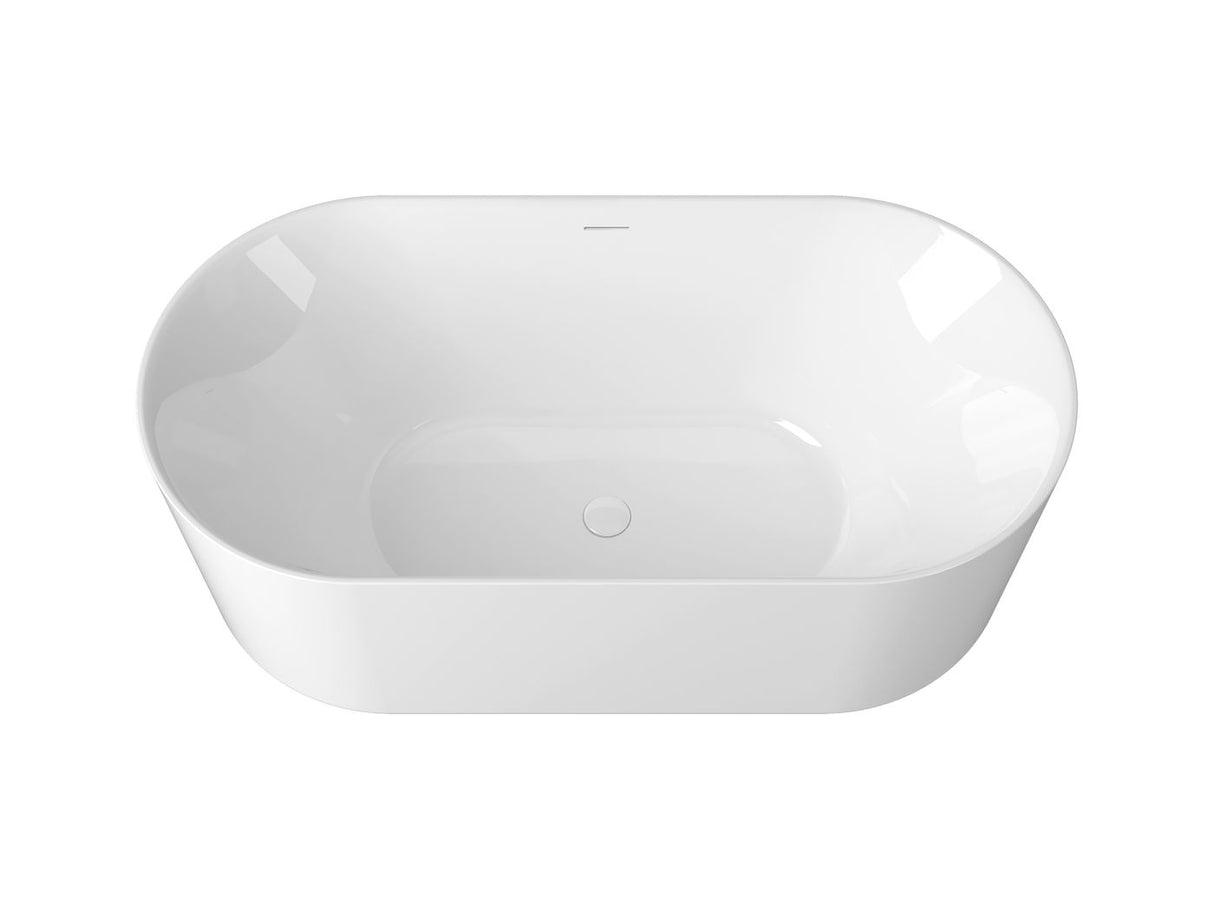 ATTICA Celine With Overflow 1500mm (Matte White/ Gloss White)