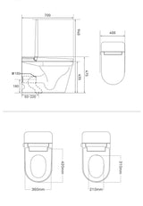 Attica Oskar Smart Toilet Rimless