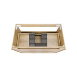 BYRON Wall Hung Vanity 900mm Natural Oak