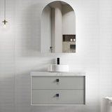 BOSTON Wall Hung Vanity 900mm Light Grey-Clearance