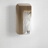 NEWPORT Natural Oak Shaving Cabinet W450xH900mm