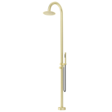 Mica gooseneck freestanding outdoor shower